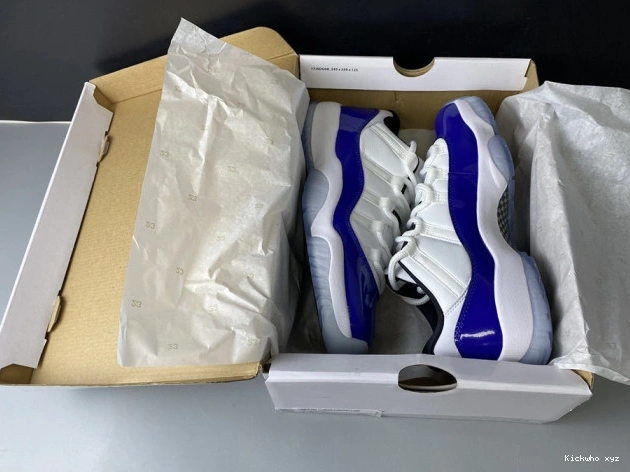 AH7860-100 Air Retro Concord 11 Jordan Low White 0630